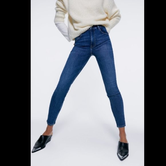 Zara High Rise Skinny Jeans - Picture 1 of 13
